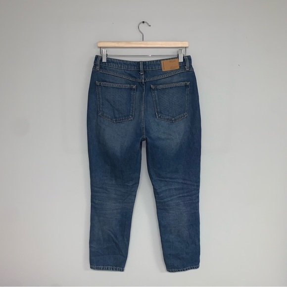 Frank & Oak Jeans Women’s Size 28 Indigo Denim Relaxed Straight Leg Ankle Billie - Picture 6 of 10